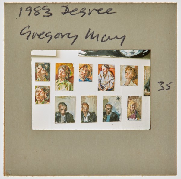 1983 BA Degree Show Slide - 'Gregory May'