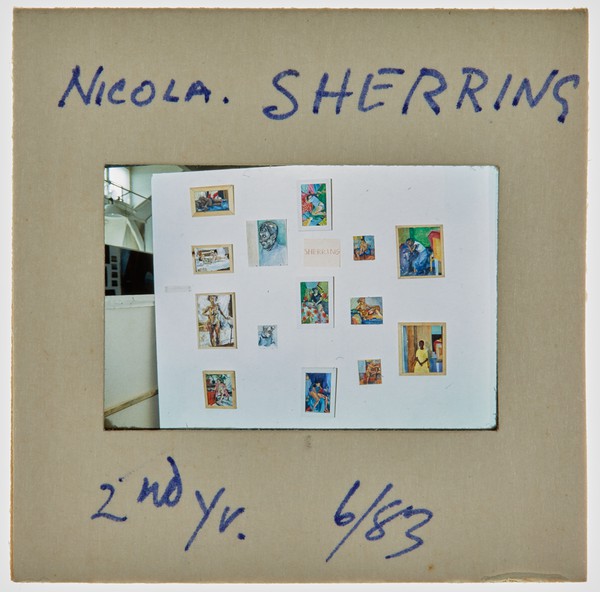 1983 2nd Year Degree Show Slide - 'Nicola Sherring'
