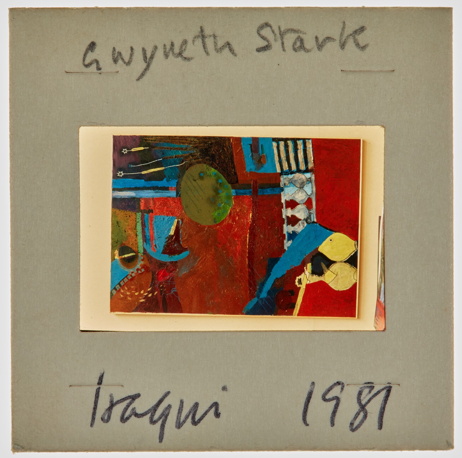 1981 Iraqi Exhibition Slide - 'Gwyneth Stark'