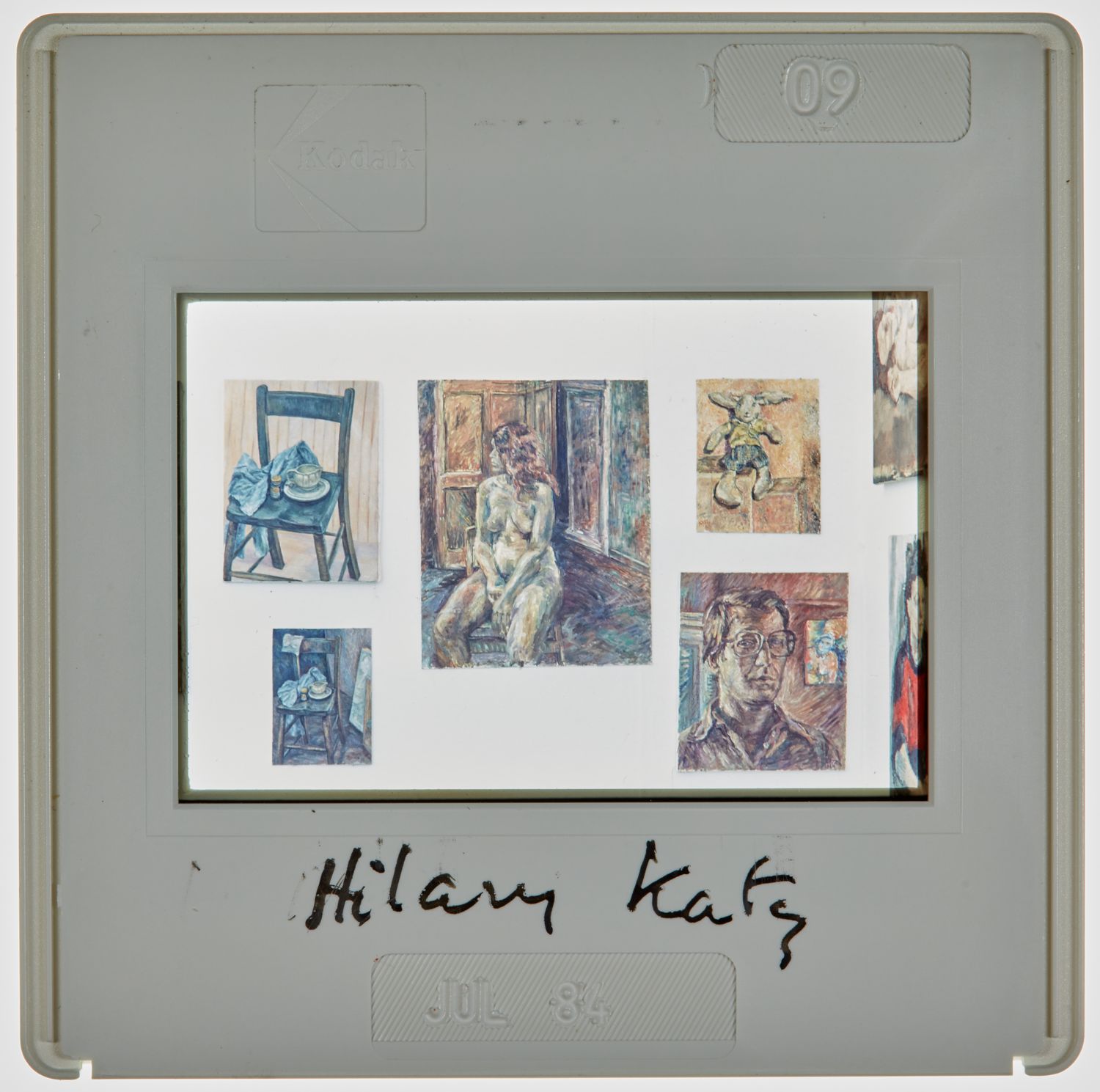 1984 2nd Year Degree Show Slide - 'Hilary Katz'