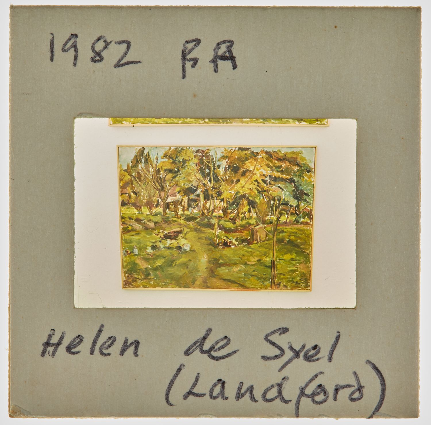 1982 BA Degree Show Slide - 'Helen de Syel'