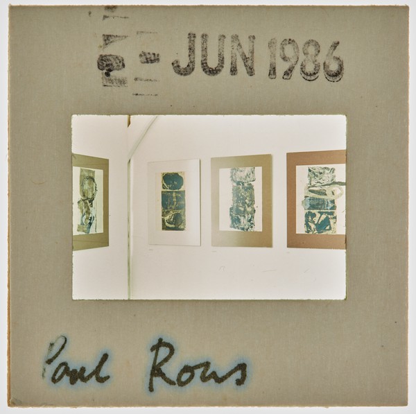 1986 BA Degree Show Slide - 'Paul Rous'