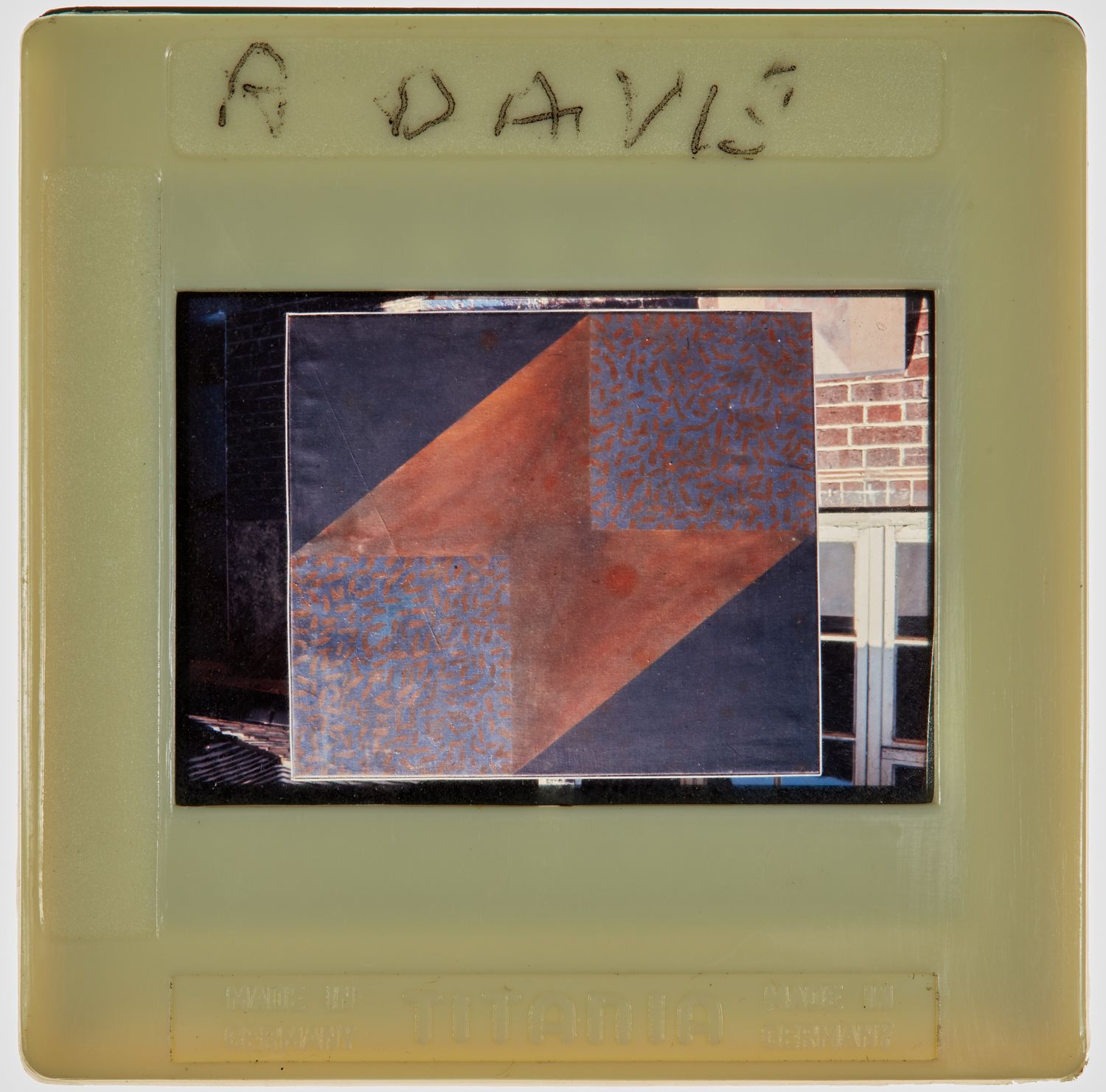 1968 Diploma in Painting Degree Show Slide - 'A Davis'