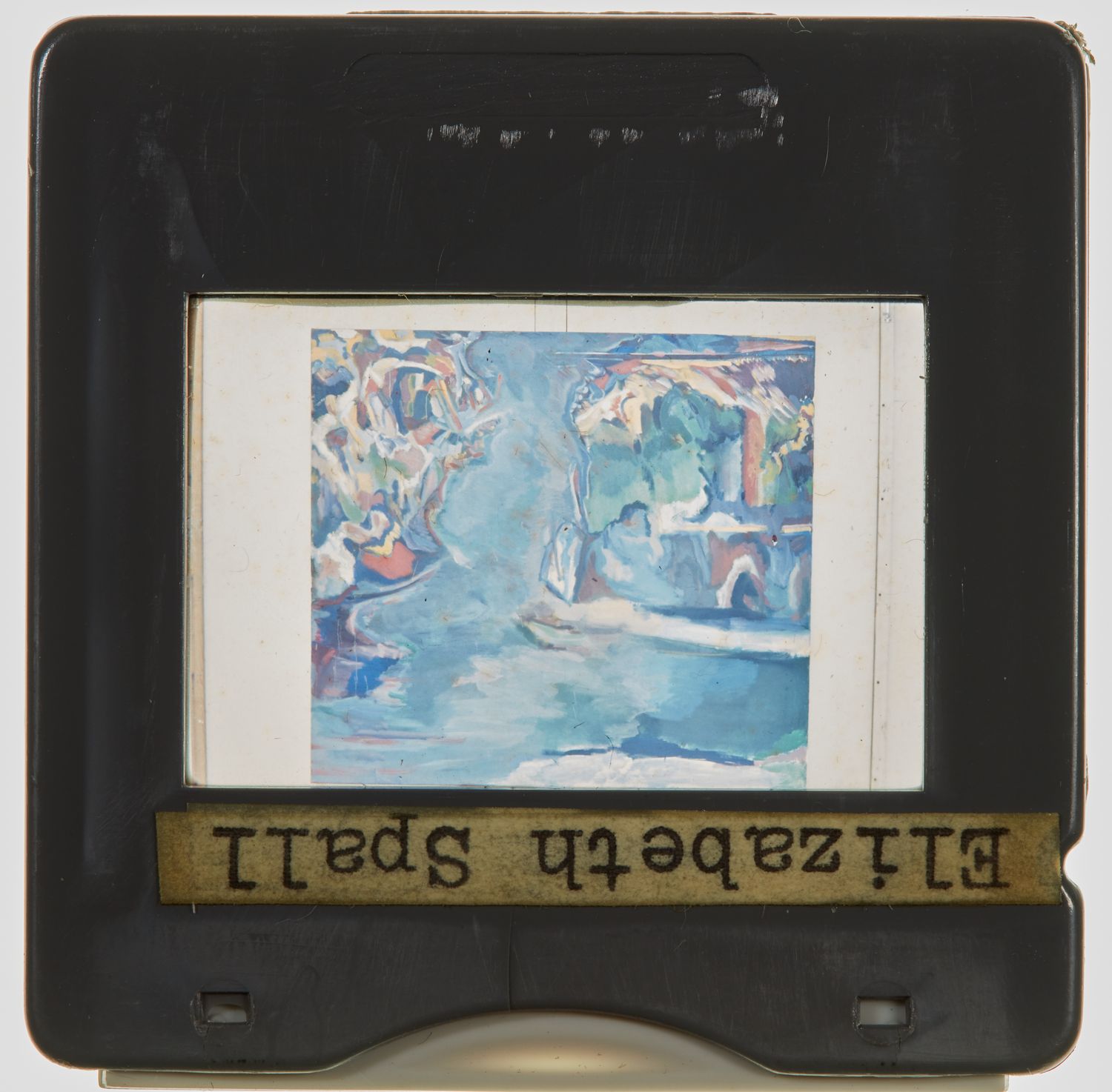 1970 Diploma in Painting Degree Show Slide - 'Elizabeth Spall'