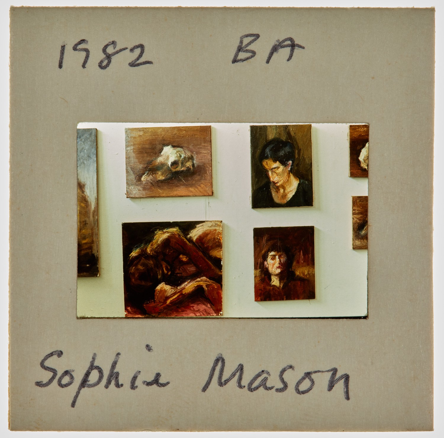 1982 BA Degree Show Slide - 'Sophie Mason'