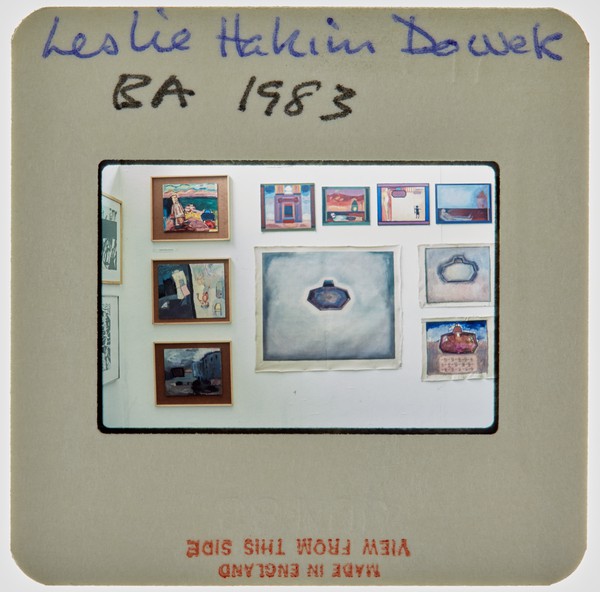 1983 BA Degree Show Slide - 'Leslie Hakim-Dowek'