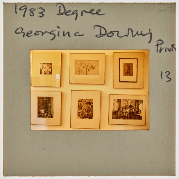 1983 BA Degree Show Slide - 'Georgina Downey'