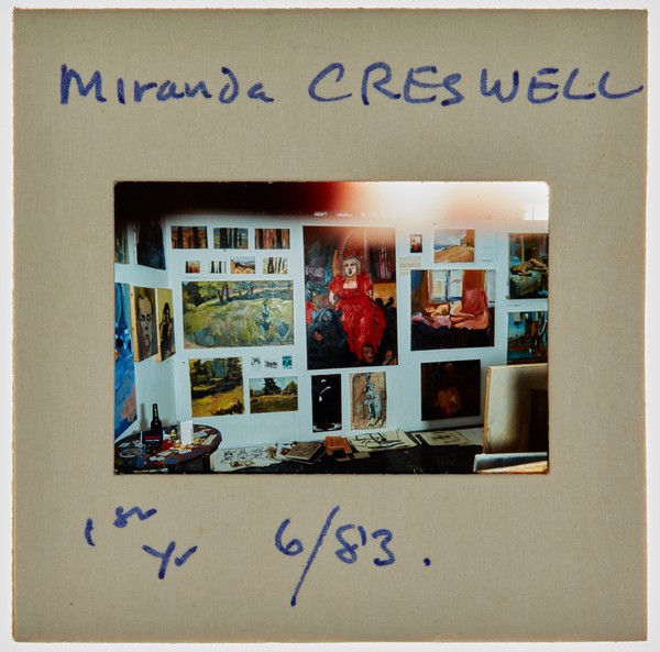 1983 1st Year Degree Show Slide - 'Miranda Cresswell'
