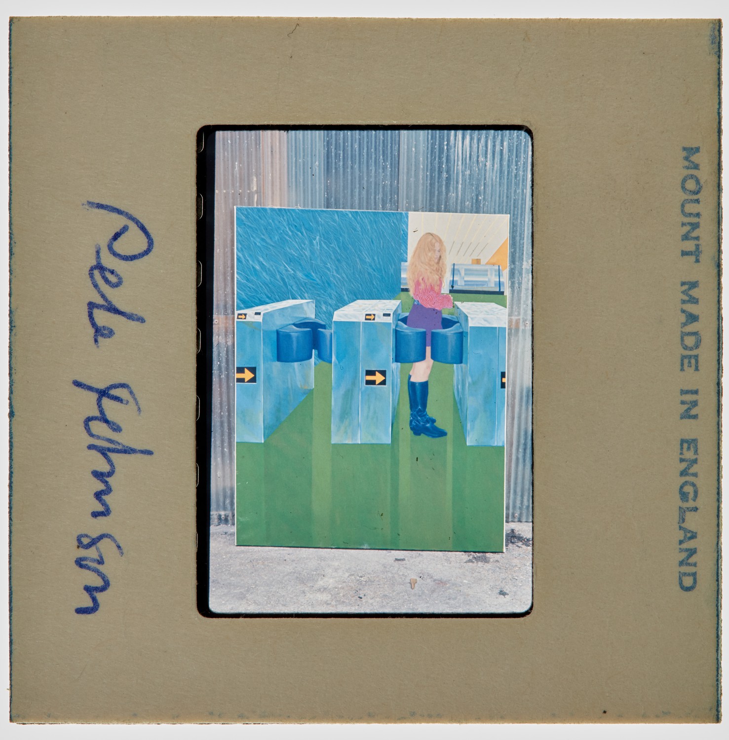 1970 Diploma in Painting Degree Show Slide - 'Pete Johnson'