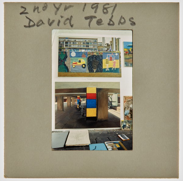 1981 2nd Year Degree Show Slide - 'David Tebbs'