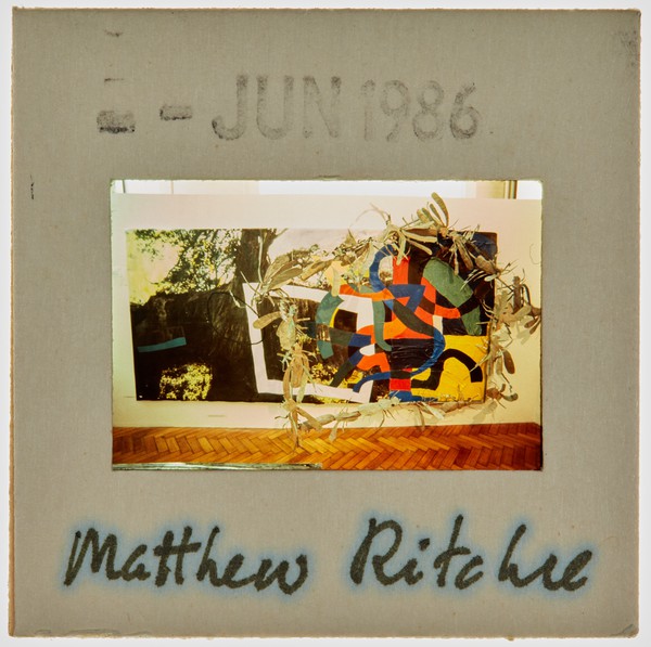 1986 BA Degree Show Slide - 'Matthew Ritchie'