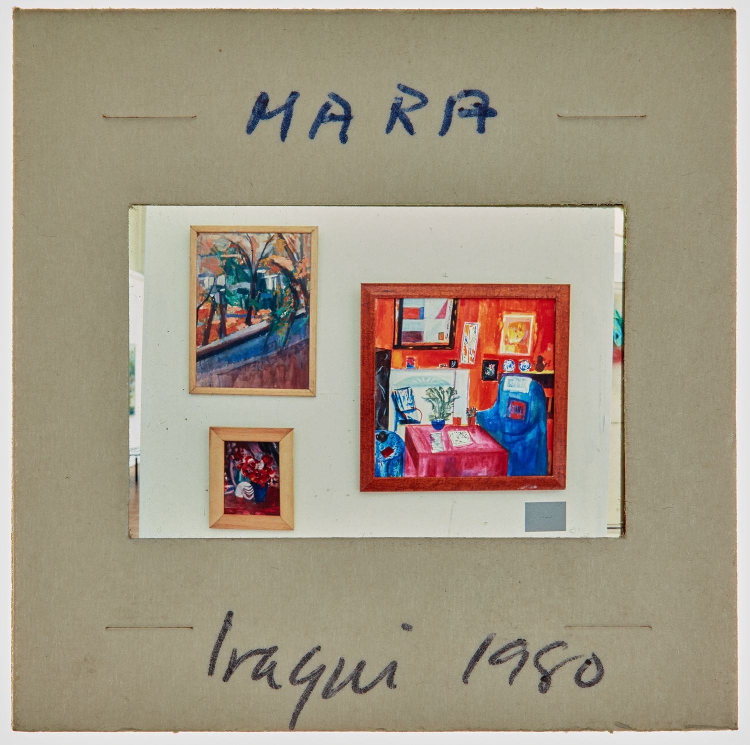 1980 Iraqi Exhibition Slide - 'Mara'