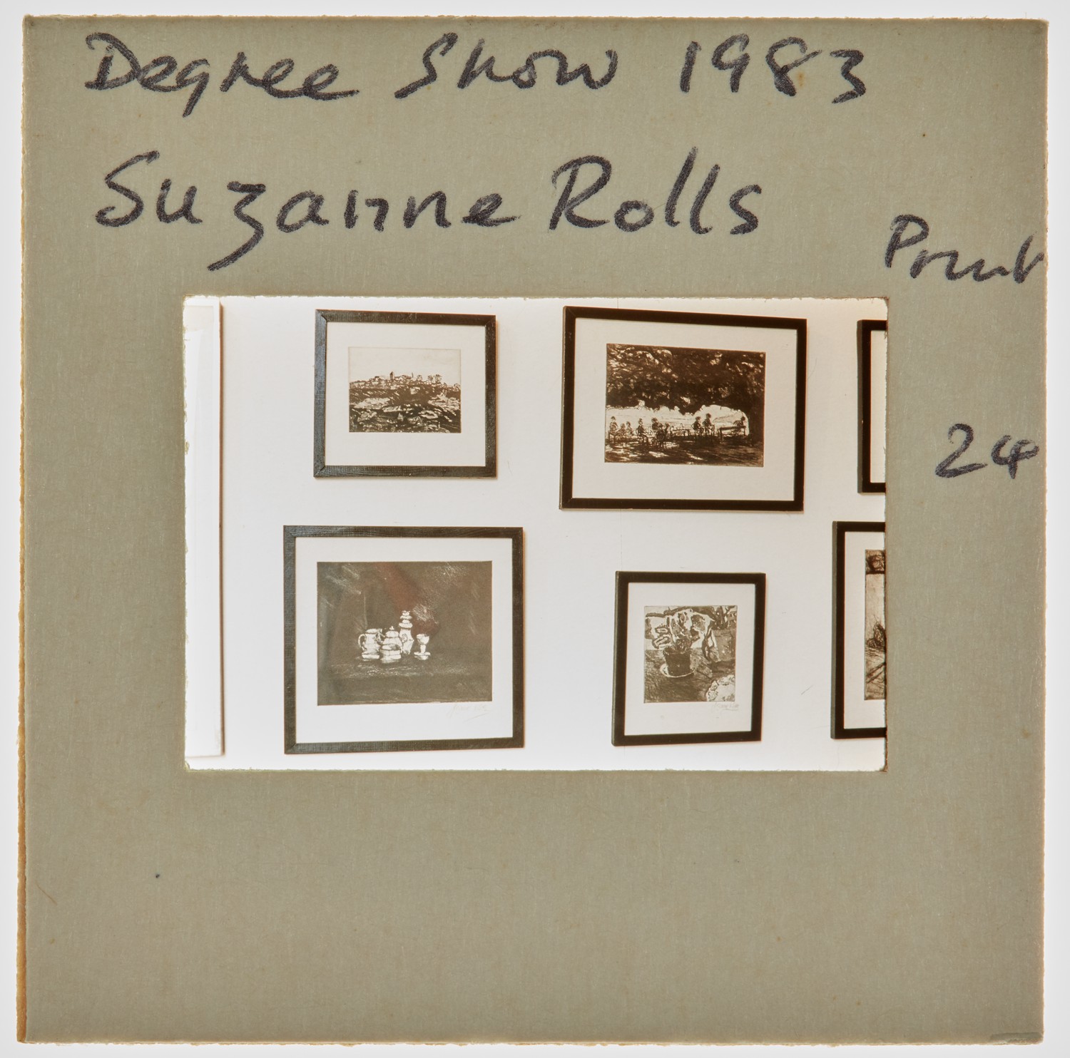 1983 BA Degree Show Slide - 'Suzanne Roles'