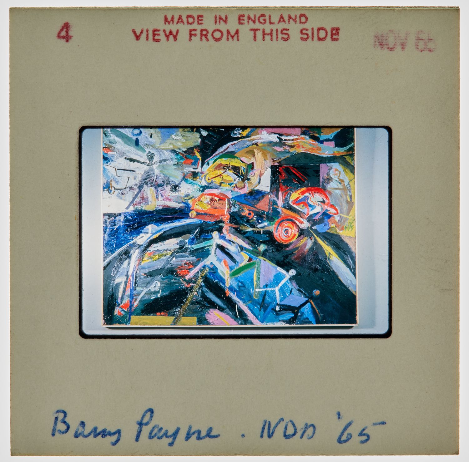 1965 IVDD Degree Show Slide - 'Barry Payne'