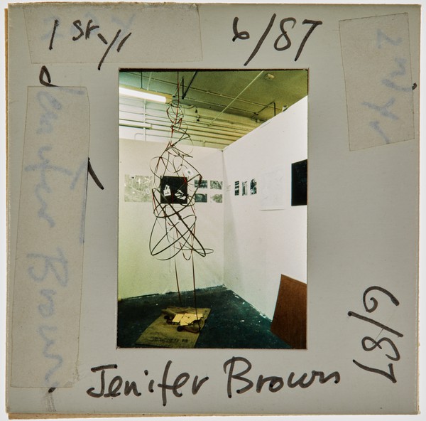 1987 1st Year Degree Show Slide - 'Jennifer Brown'