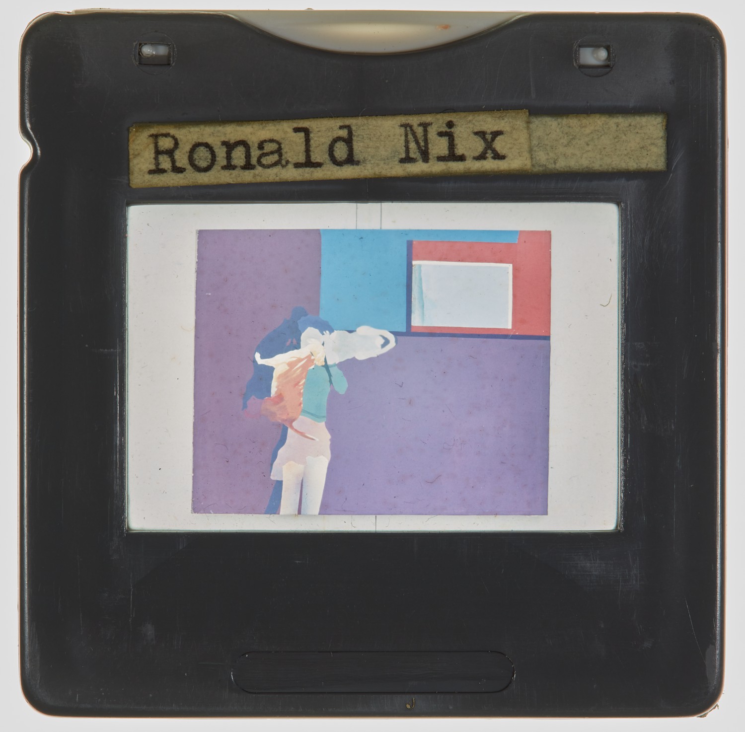 1970 Diploma in Painting Degree Show Slide - 'Ronald Nix'