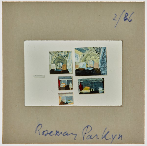 1986 South London Gallery Exhibition Slide - 'Rosemary Parkyn'