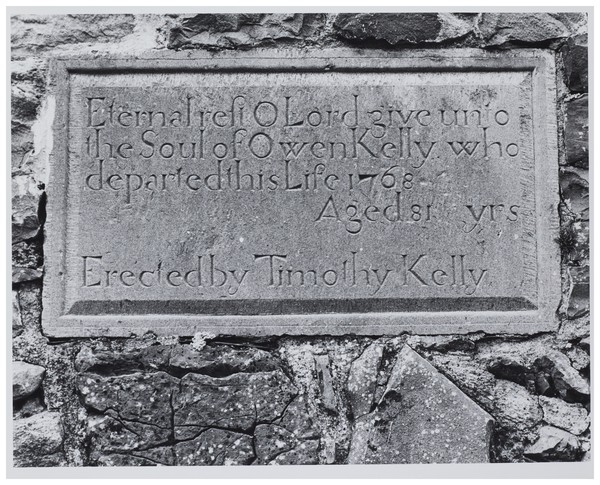Tombstone lettering