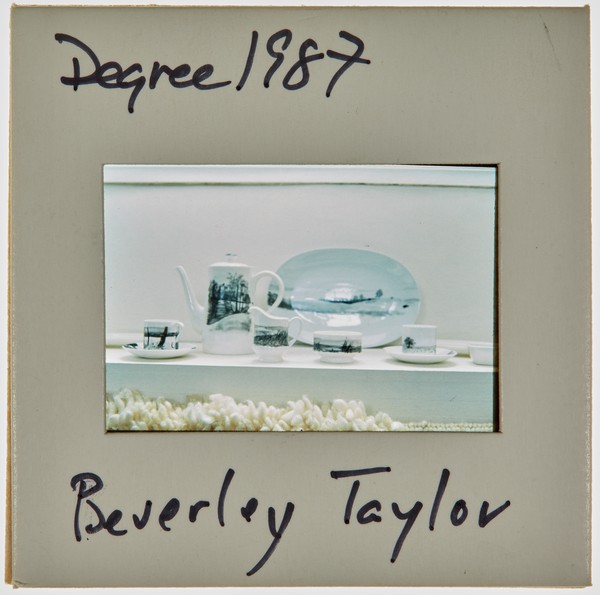 1987 BA Degree Show Slide - 'Beverley Taylor'