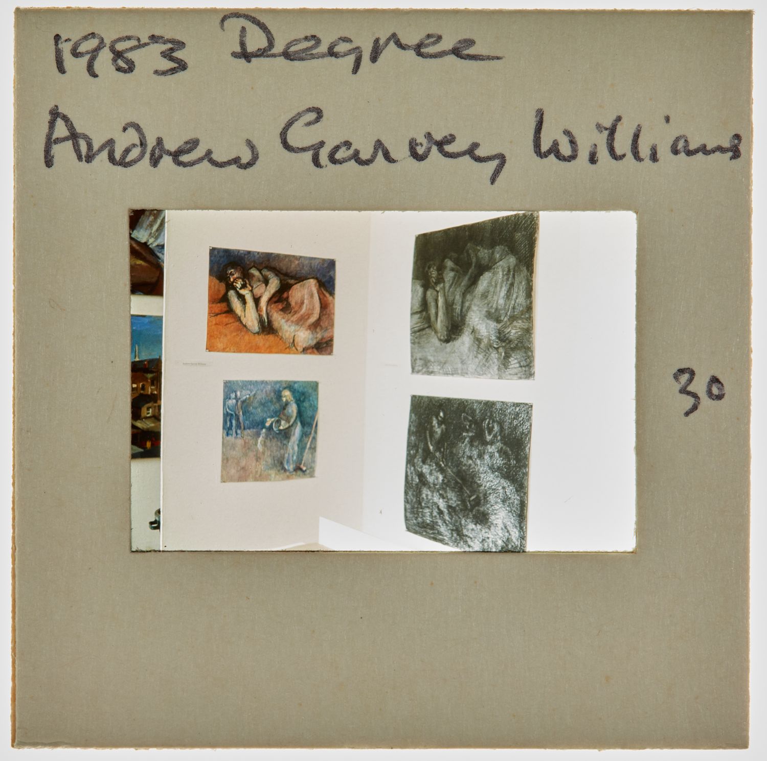 1983 BA Degree Show Slide - 'Andrew Garvey-Williams'