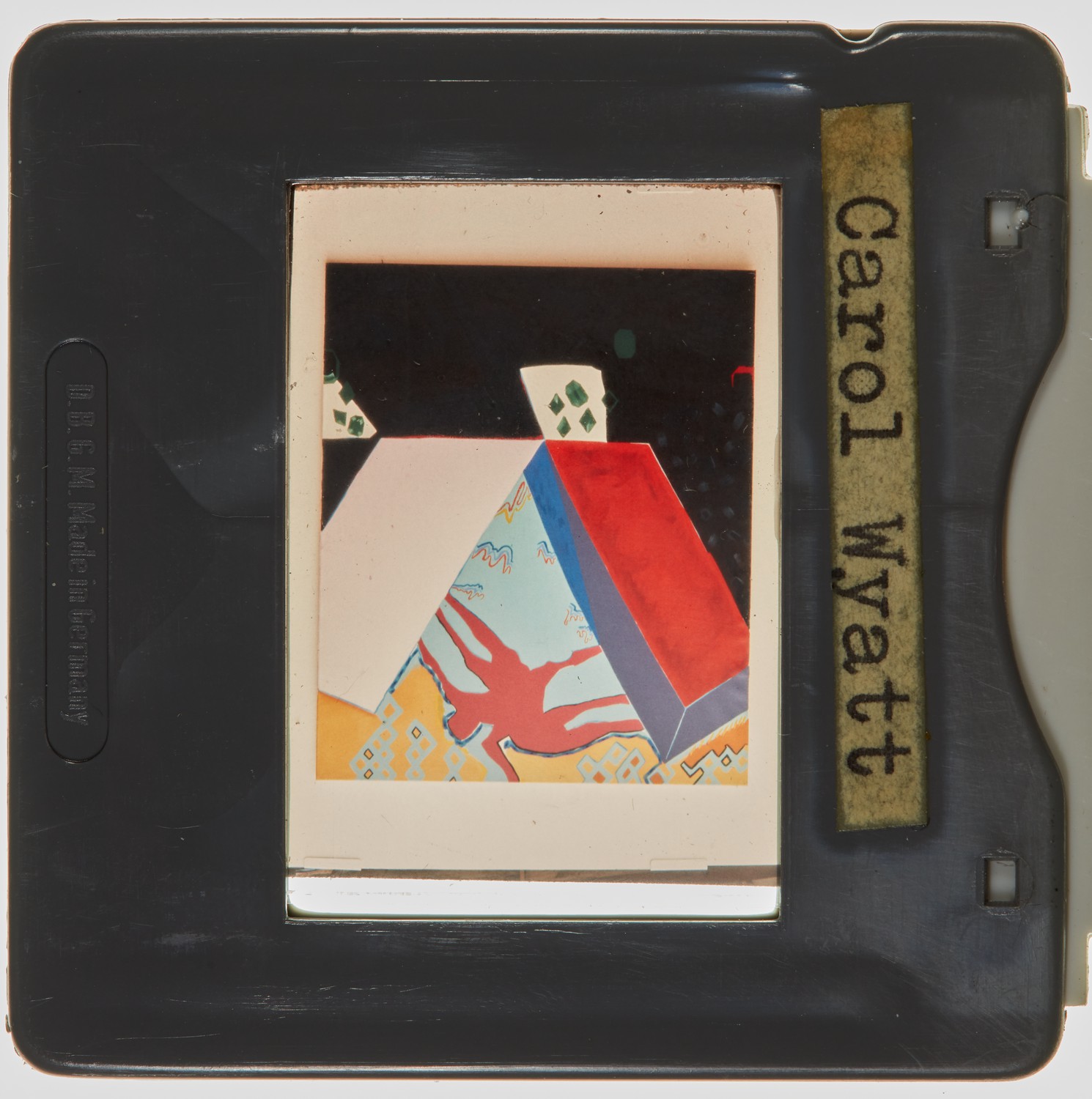 1971 Diploma in Painting Degree Show Slide - 'Carol Wyatt'