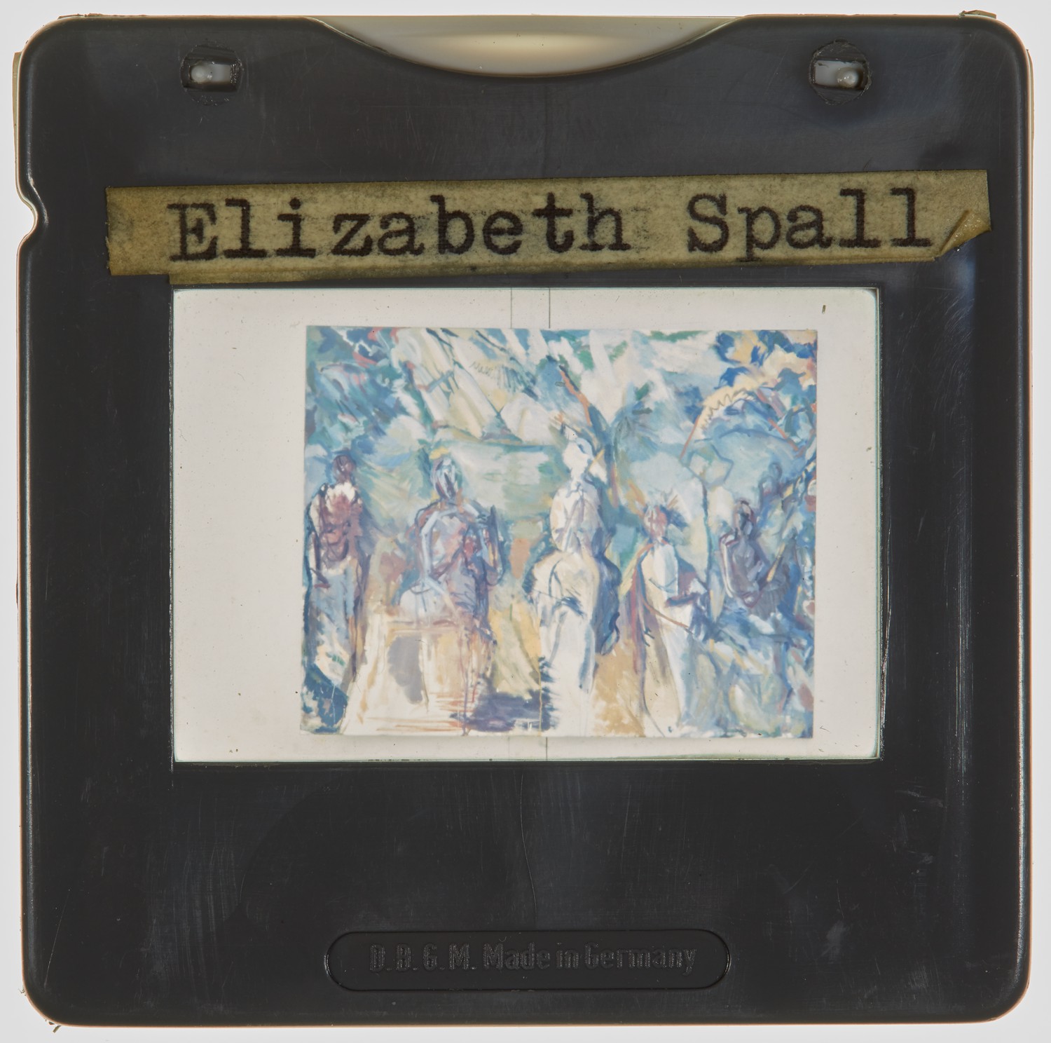 1971 Diploma in Painting Degree Show Slide - 'Elizabeth Spall'