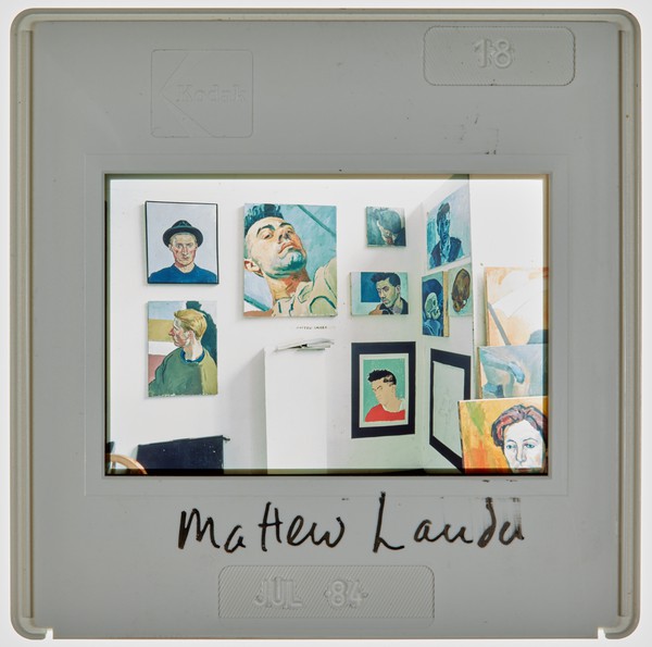 1984 2nd Year Degree Show Slide - 'Matthew Lauder'