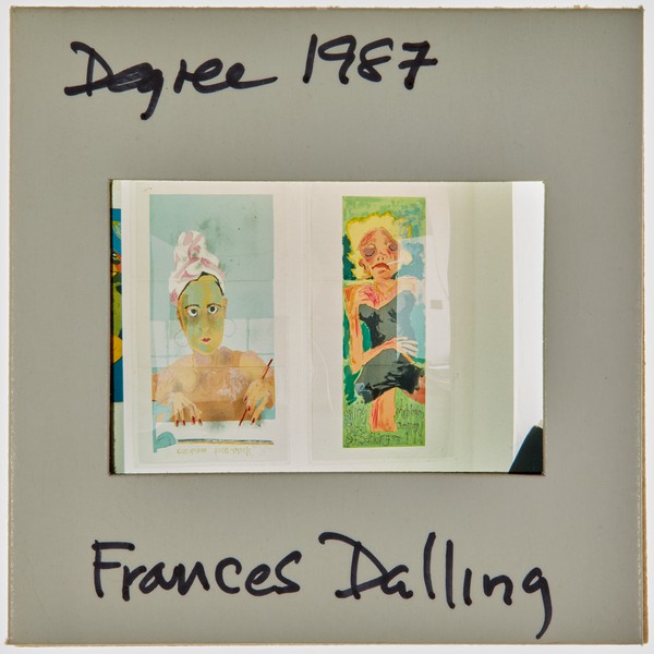 1987 BA Degree Show Slide - 'Frances Dalling'