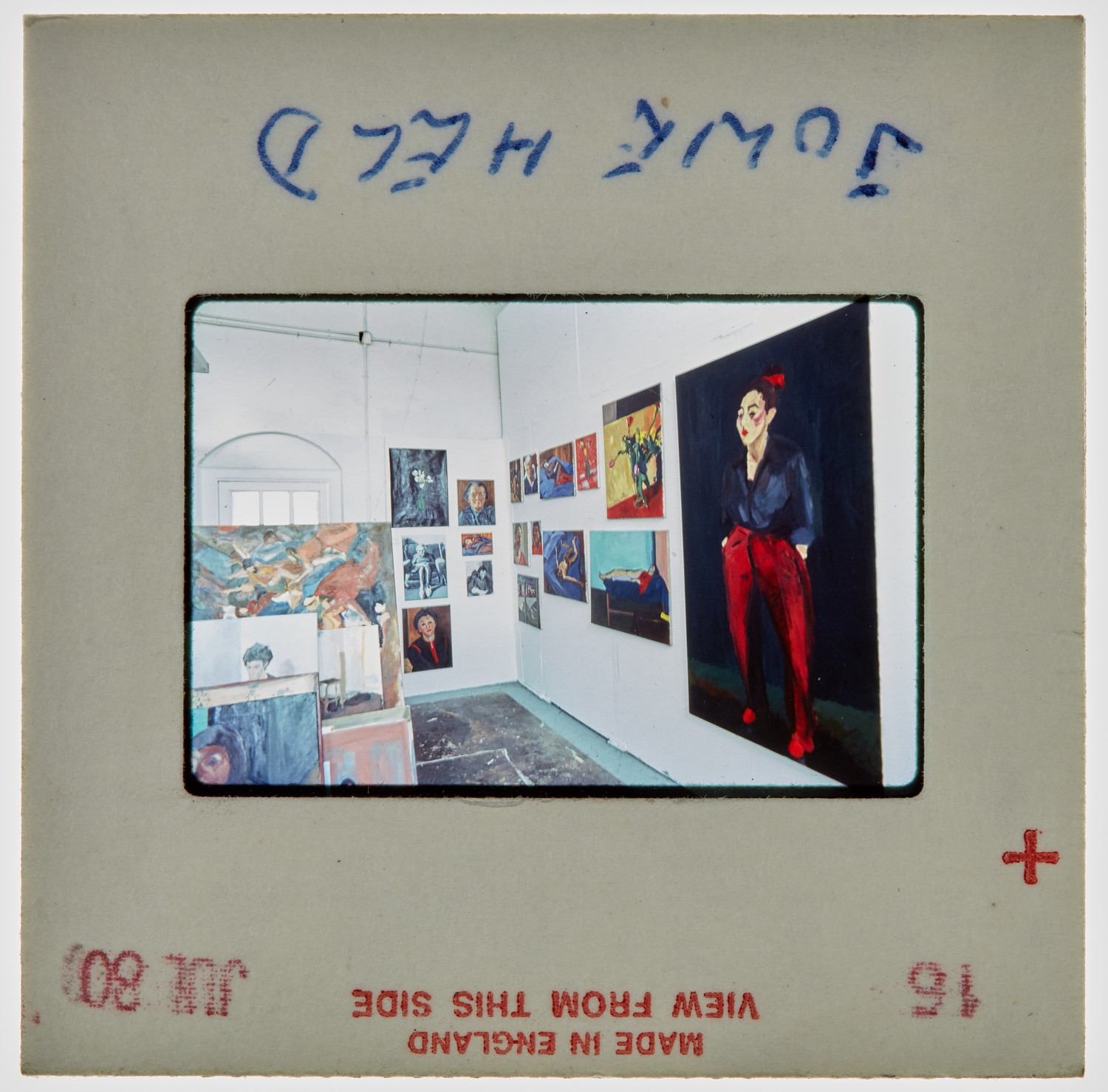 1980 2nd Year Degree Show Slide - 'Julie Held'