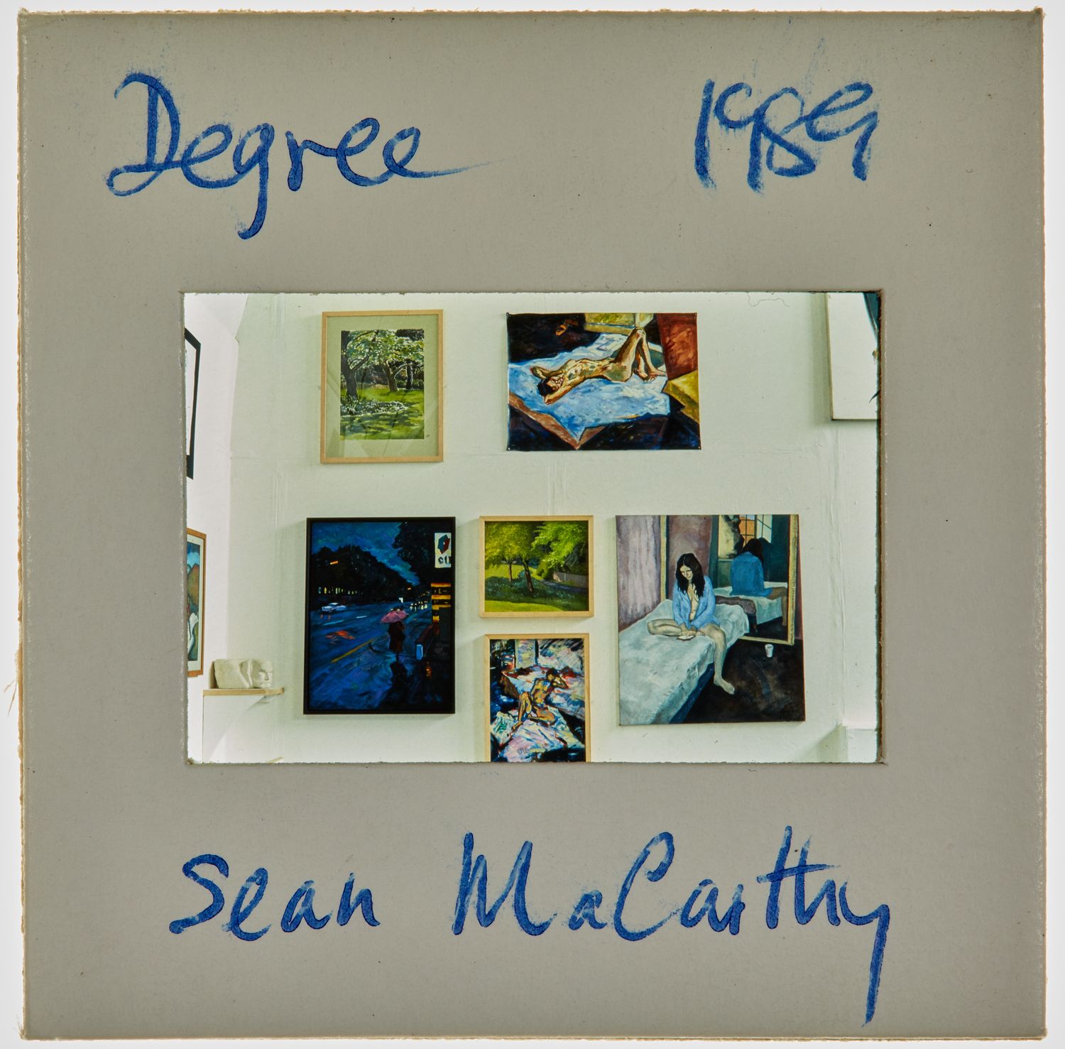1989 BA Degree Show Slide - 'Sean MacCarthy'