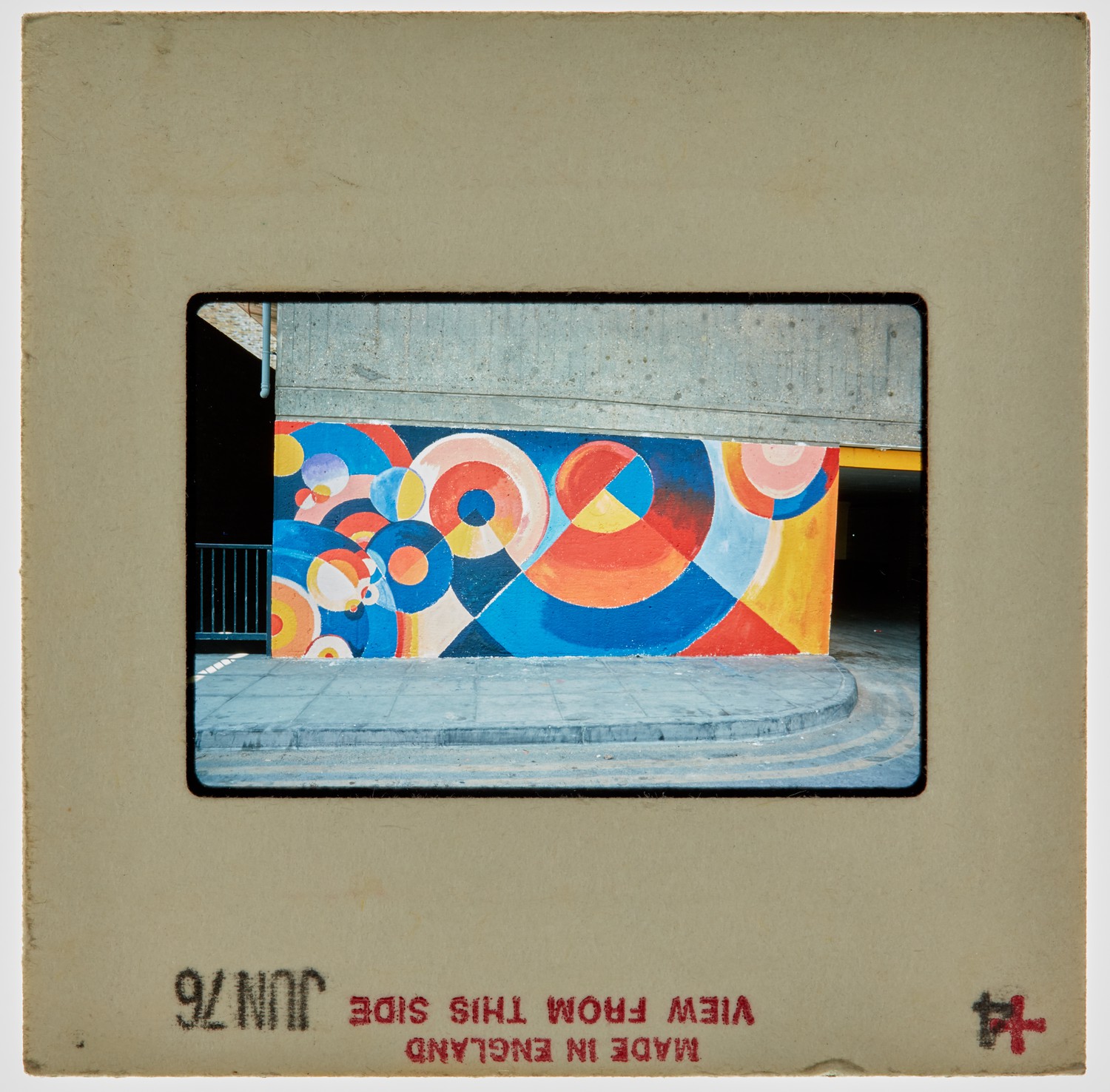 1977 North Peckham Estate Murals Slide - Creator unknown