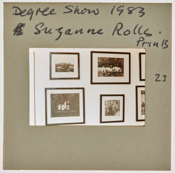 1983 BA Degree Show Slide - 'Suzanne Roles'