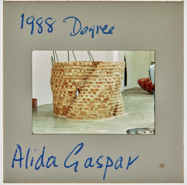 1988 BA Sculpture Degree Show Slide - 'Alida Gaspar'