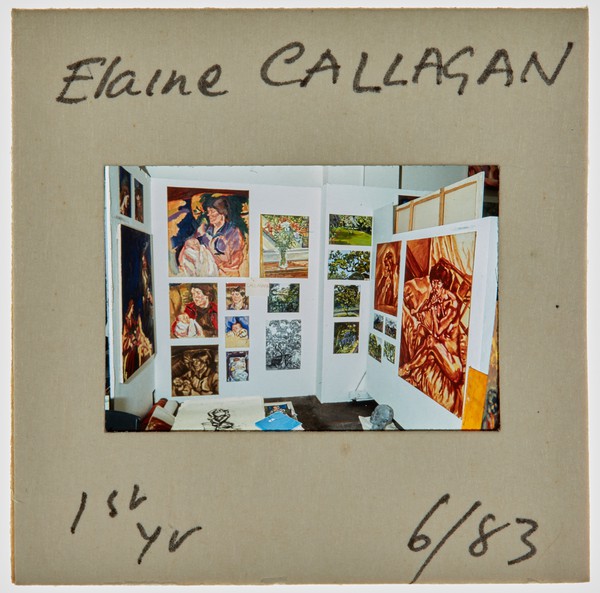 1983 1st Year Degree Show Slide - 'Elaine Callaghan'