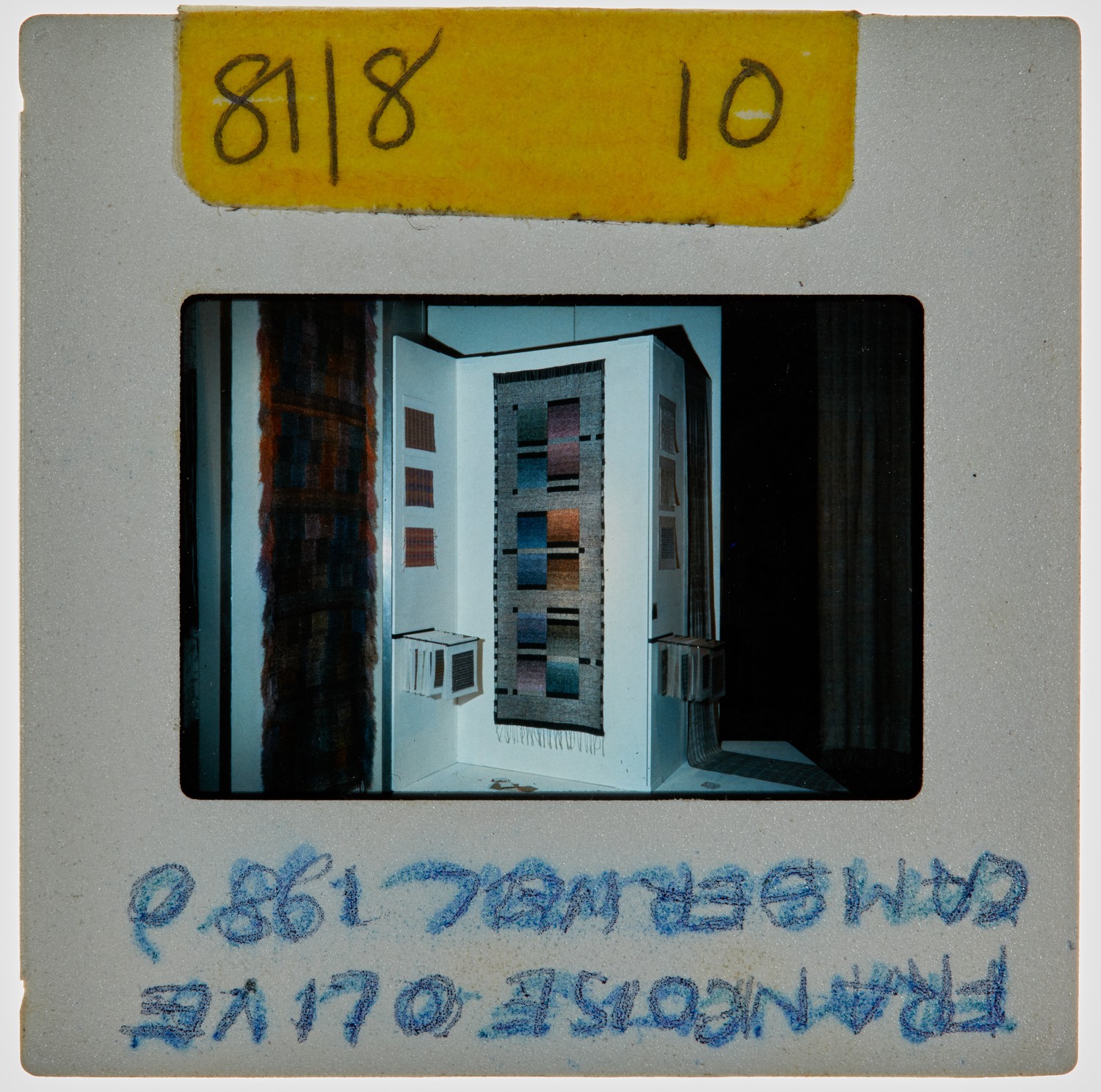 1980 3rd Year Degree Show Slide - 'Francoise Olive'