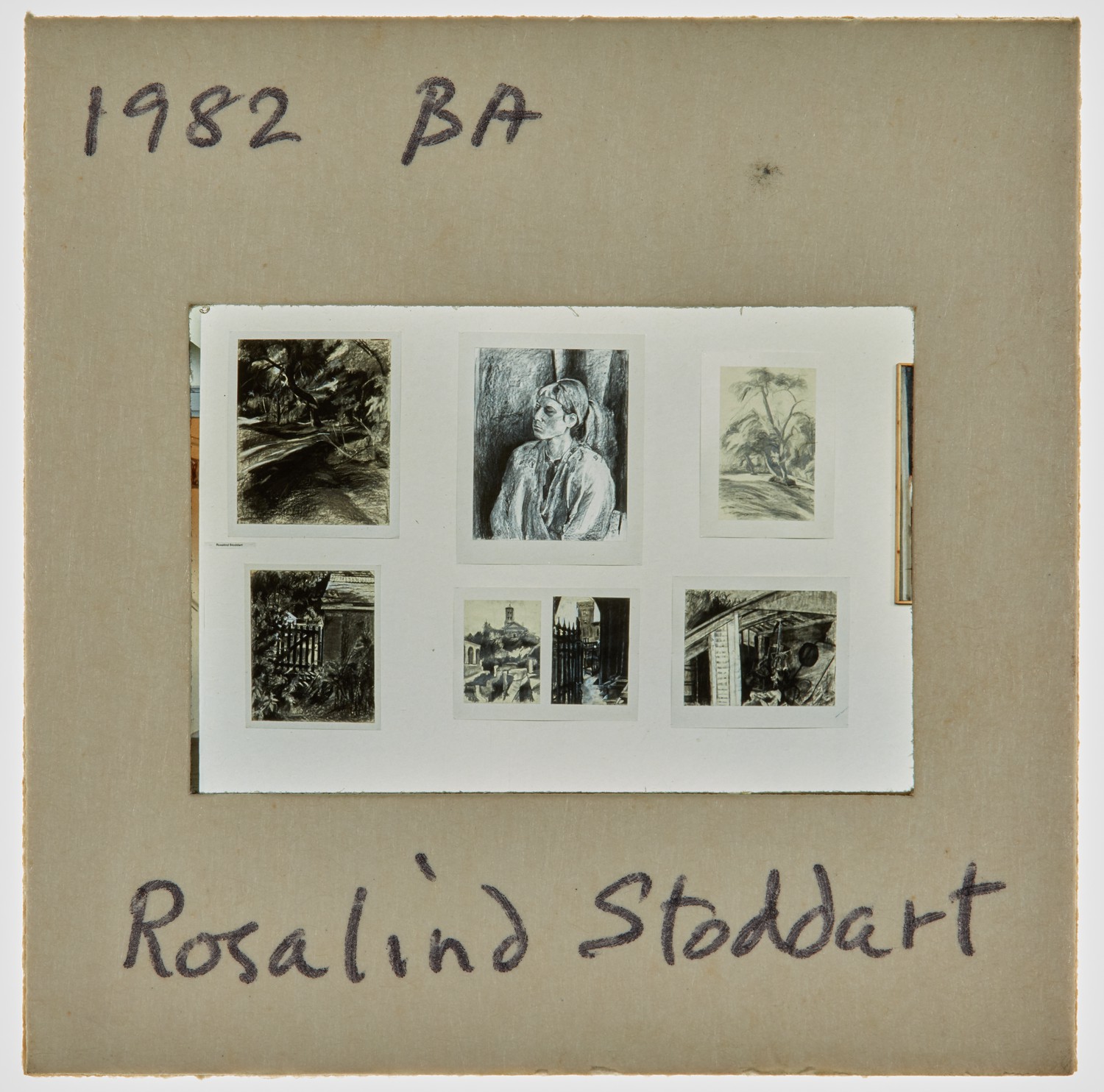 1982 BA Degree Show Slide - 'Rosalind Stoddart'