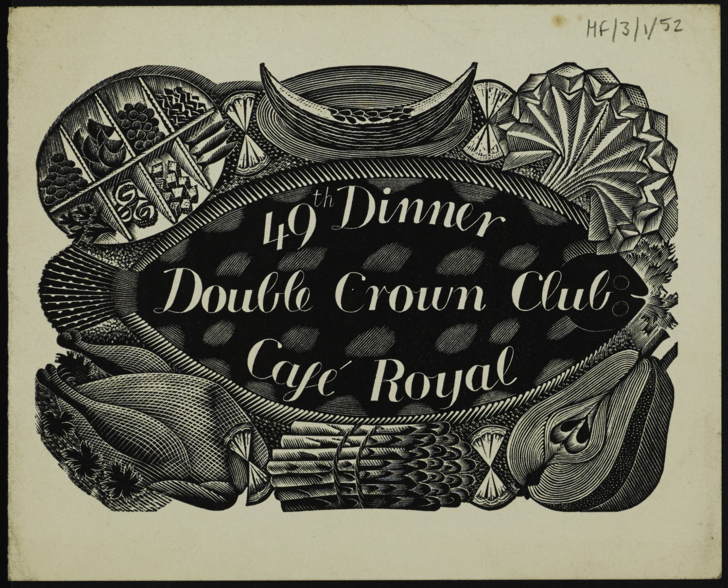 Forty-ninth Dinner Menu