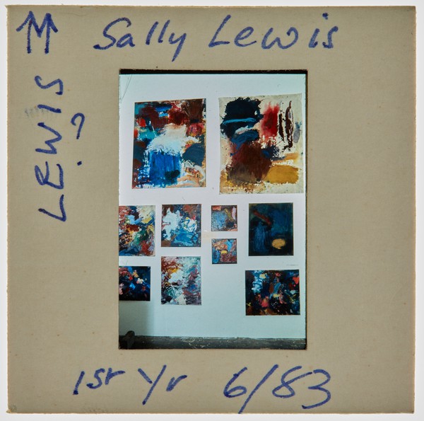 1983 1st Year Degree Show Slide - 'Sally Lewis'