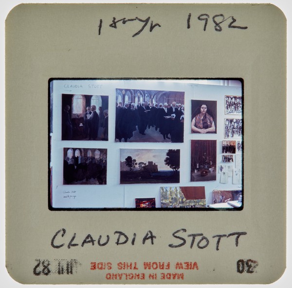 1982 1st Year Summer Exhibition Slide - 'Claudia Stott'
