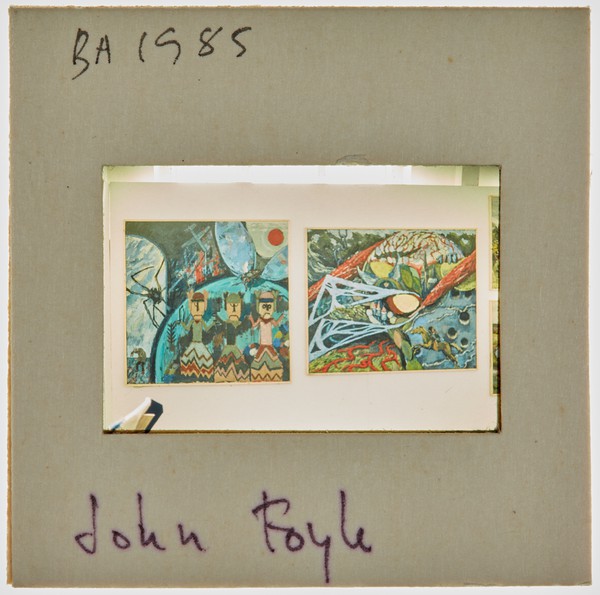 1985 BA Degree Show Slide - 'John Foyle'