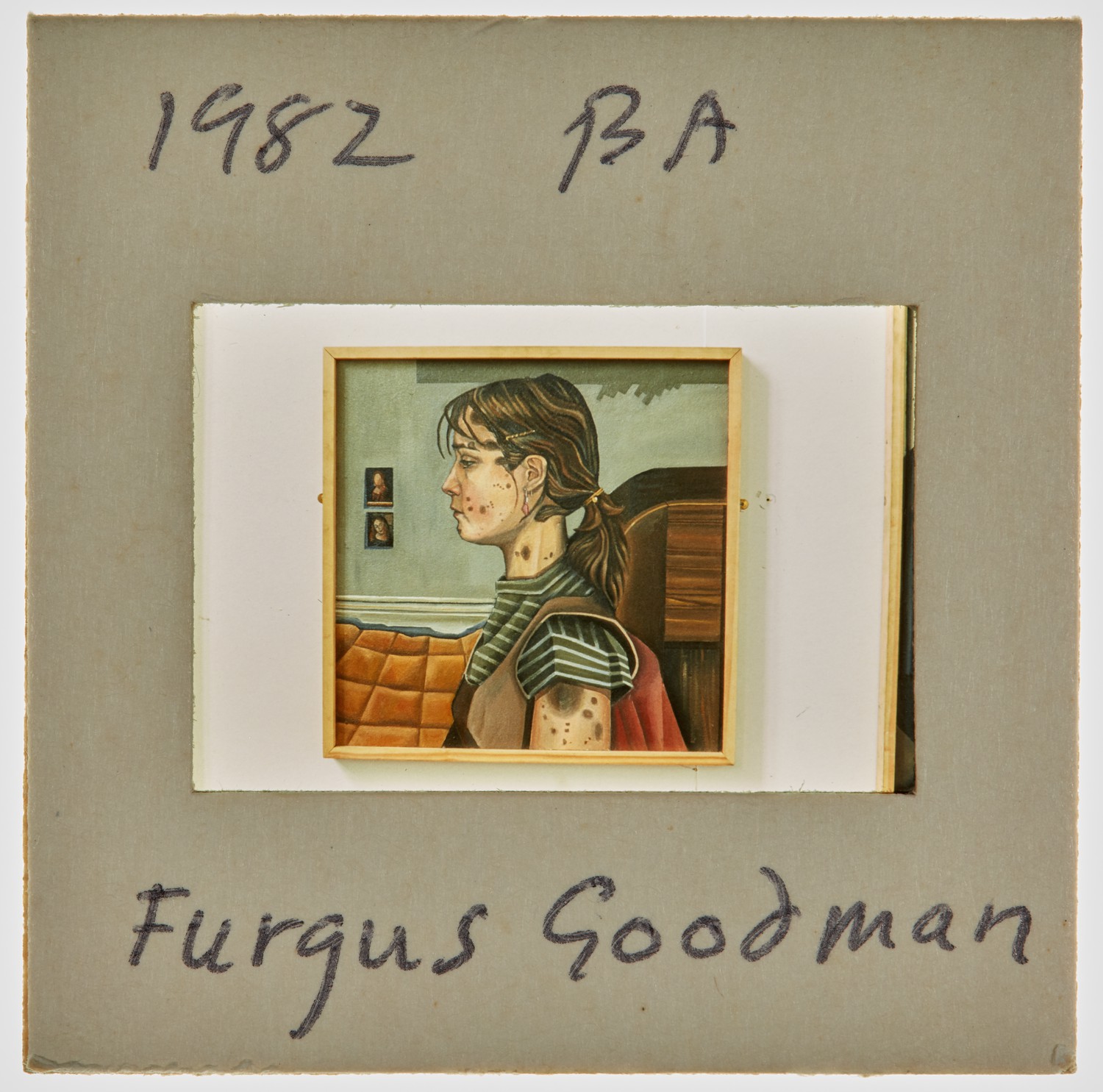1982 BA Degree Show Slide - 'Furgus Goodman'