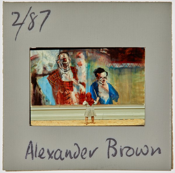 1987 South London Gallery Exhibition Slide - 'Alexander Brown'