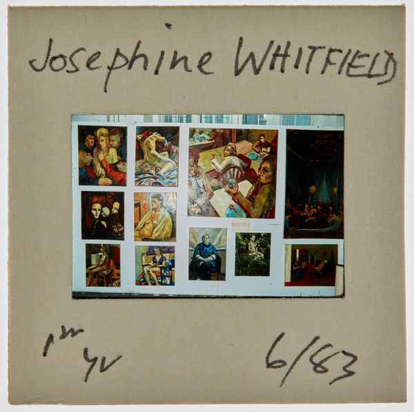 1983 1st Year Degree Show Slide - 'Josephine Whitfield'