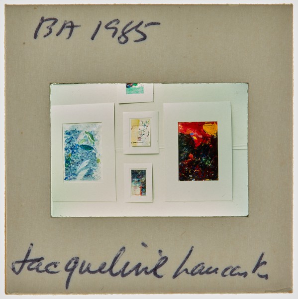 1985 BA Degree Show Slide - 'Jacqueline Lancaster'
