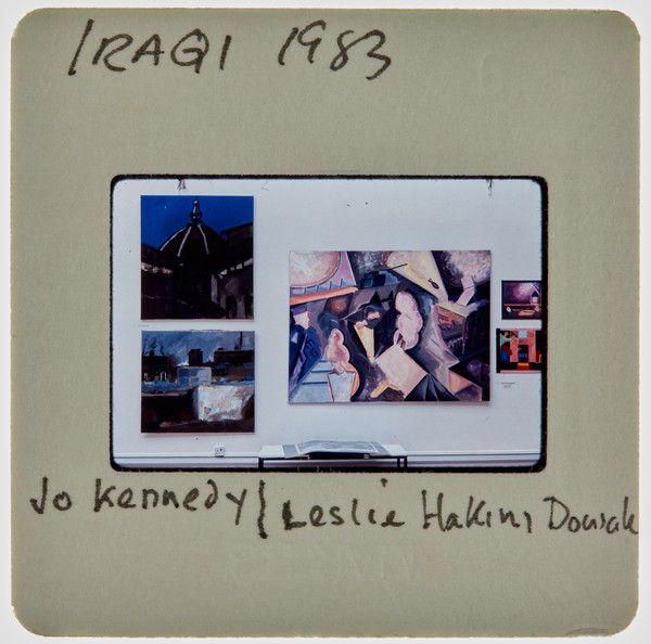 1983 Iraqi Exhibition Slide - 'Jo Kennedy', 'Leslie Hakim-Dowek'