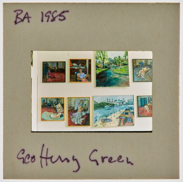 1985 BA Degree Show Slide - 'Geoffrey Green'