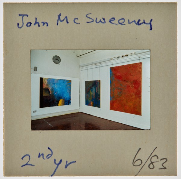 1983 2nd Year Degree Show Slide - 'John McSweeney'