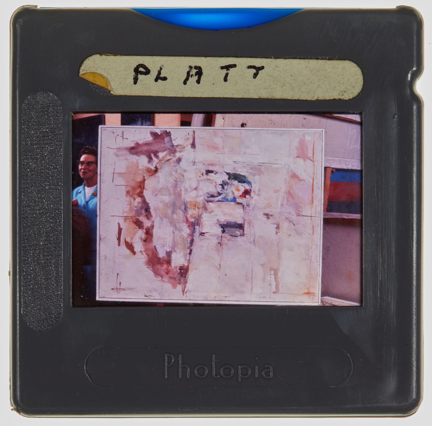 1967 Diploma in Painting Degree Show Slide - 'Platt'