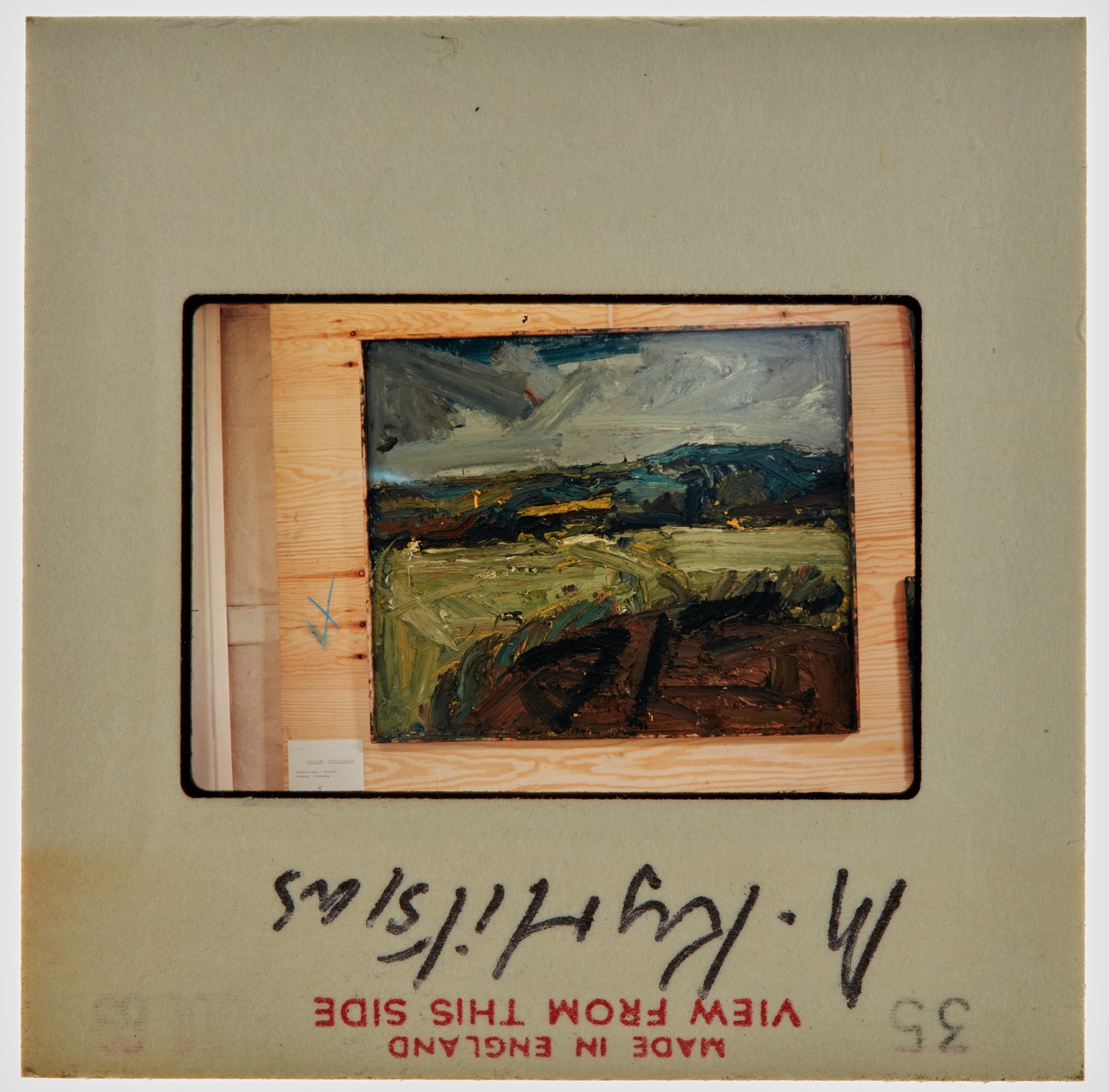 1969 Diploma in Painting Degree Show Slide - 'M Kyrlitsias'