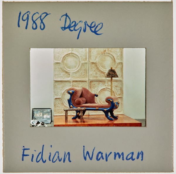1988 BA Sculpture Degree Show Slide - 'Fidian Warman'
